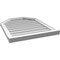 Ekena Millwork Octagonal Top Surface Mount PVC Gable Vent w/ 2"W x 2"P Brickmould Sill Frame, 24"W x 30"H GVPOT24X3003SN - alternate 2